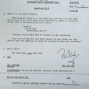 June War Diary, G Branch Guards Armoured Division, 1944