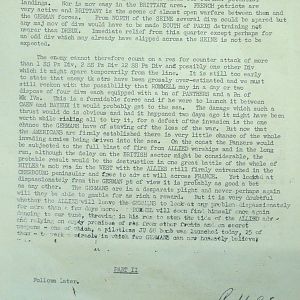 June War Diary, G Branch Guards Armoured Division, 1944