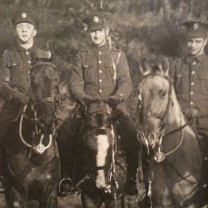 Edward Albert Dyos, 1st Riding Squad, Royal Engineers, Aldershot 1920
