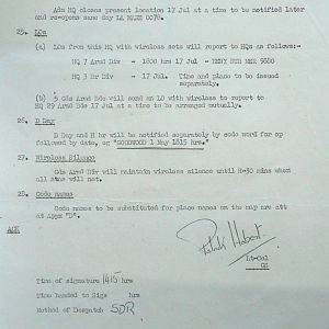 July War Diary, Guards Armoured Division, G Branch, 1944