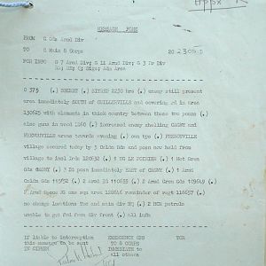 July War Diary, Guards Armoured Division, G Branch, 1944