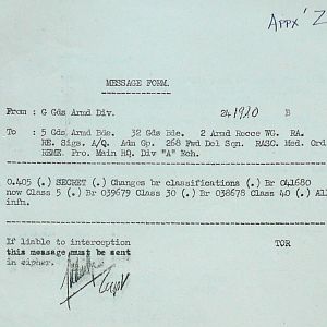 July War Diary, Guards Armoured Division, G Branch, 1944