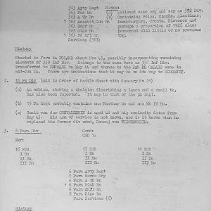 August War Diary, Guards Armoured Division, G Branch, 1944
