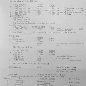 August War Diary, Guards Armoured Division, G Branch, 1944