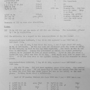August War Diary, Guards Armoured Division, G Branch, 1944