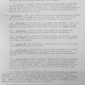 August War Diary, Guards Armoured Division, G Branch, 1944