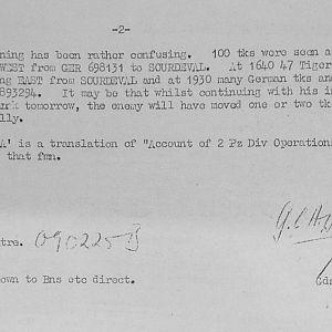 August War Diary, Guards Armoured Division, G Branch, 1944