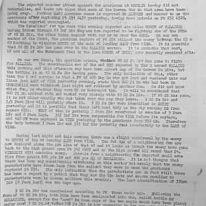 August War Diary, Guards Armoured Division, G Branch, 1944