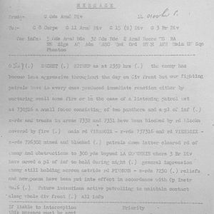 August War Diary, Guards Armoured Division, G Branch, 1944