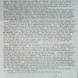 August War Diary, Guards Armoured Division, G Branch, 1944