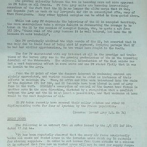 August War Diary, Guards Armoured Division, G Branch, 1944