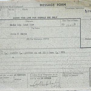 August War Diary, Guards Armoured Division, G Branch, 1944