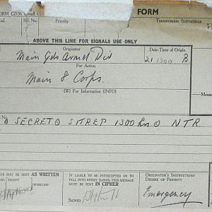 August War Diary, Guards Armoured Division, G Branch, 1944