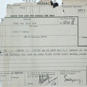 August War Diary, Guards Armoured Division, G Branch, 1944