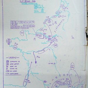 August War Diary, Guards Armoured Division, G Branch, 1944