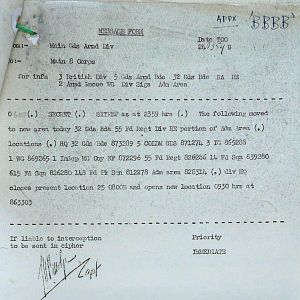 August War Diary, Guards Armoured Division, G Branch, 1944