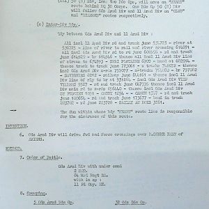 August War Diary, Guards Armoured Division, G Branch, 1944