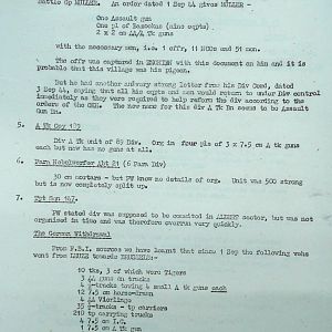 September War Diary, Guards Armoured Division, G Branch, 1944