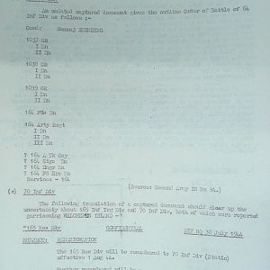 September War Diary, Guards Armoured Division, G Branch, 1944