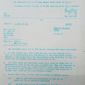 September War Diary, Guards Armoured Division, G Branch, 1944