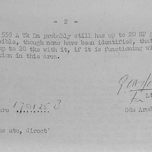 September War Diary, Guards Armoured Division, G Branch, 1944