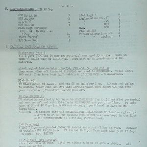 September War Diary, Guards Armoured Division, G Branch, 1944