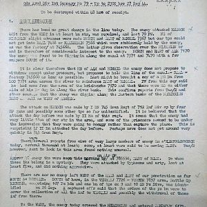 September War Diary, Guards Armoured Division, G Branch, 1944