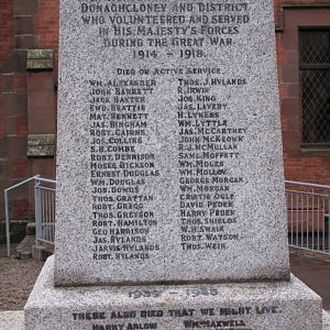 Donaghcloney War Memorial