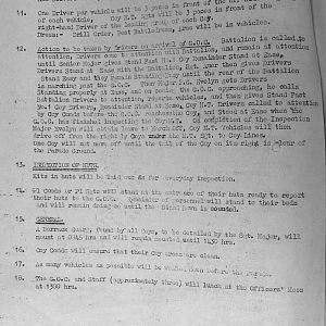 January War Diary, 6th Motor Battalion GRENADIER GUARDS, 1943