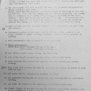 February War Diary, 6th Motor Battalion GRENADIER GUARDS, 1943