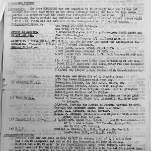 March War Diary, 6th Motor Battalion GRENADIER GUARDS, 1943