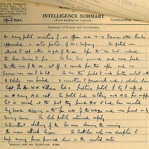 April War Diary, 6th Motor Battalion GRENADIER GUARDS, 1943