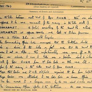 May War Diary, 6th Motor Battalion Grenadier Guards, 1943