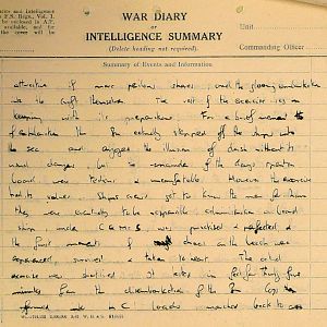 August War Diary, 6th Motor Battalion Grenadier Guards, 1943