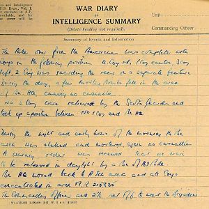 October War Diary, 6th Motor Battalion Grenadier Guards, 1943