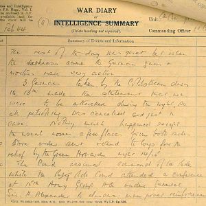 February War Diary, 6th Battalion, Grenadier Guards, Jan - Mar 1944