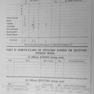 February War Diary, 6th Battalion, Grenadier Guards, Jan - Mar 1944