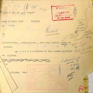 Detention of Feldwebel Ludwig Kiechle