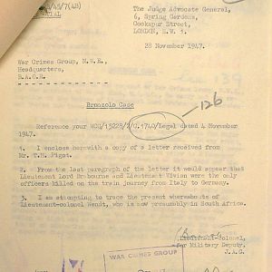 Murders of Brabourne & Vivian