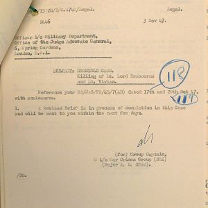 Murders of Brabourne & Vivian