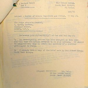 Murders of Brabourne & Vivian