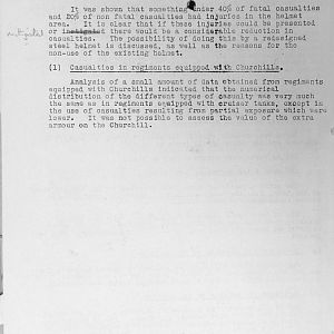Tank Casualties Survey, NWE 1945