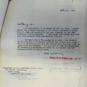 Colours for 2nd Battalions, Irish Guards & Welsh Guards