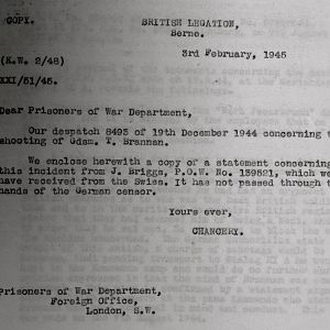 Murder of Guardsman T Brannan, near Nienburg