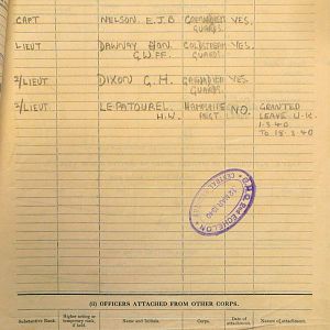 March 1940 War Diary, 1 Guards Brigade Anti-Tank Company