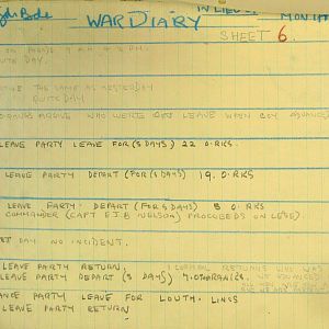 June 1940 War Diary, 1 Guards Brigade Anti-Tank Company