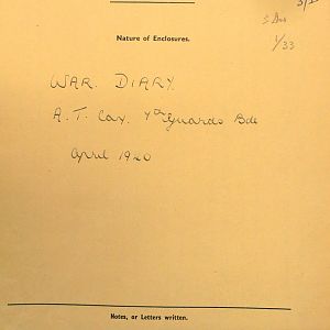 April War Diary, 7 Brigade Anti-Tank Company