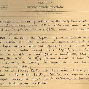 April War Diary, 7 Brigade Anti-Tank Company