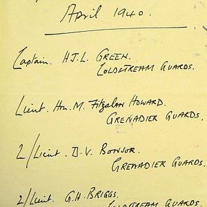 April War Diary, 7 Brigade Anti-Tank Company