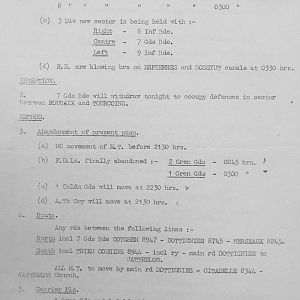 May 1940 War Diary, 7 Guards Brigade, Headquarters